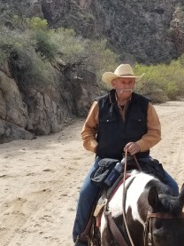 Joe on horseback